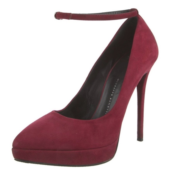 Giuseppe Zanotti Shoes - Elegant Burgundy Stiletto Heels